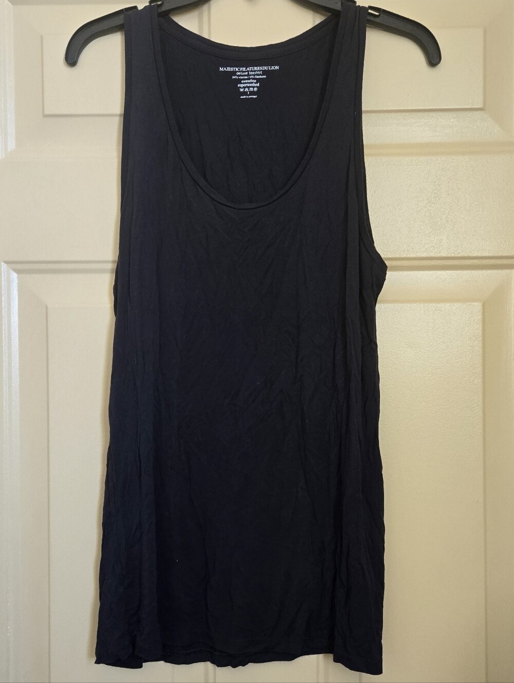 Majestic Fillatures Du Lion Deluxe Teeshirt Extra Fine Superwashed tank navy 3 M